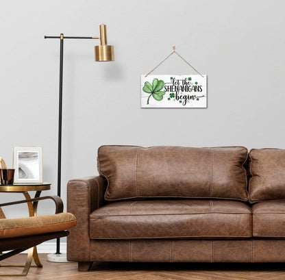 Hanging_St._Patrick's_Day_Wooden_Decor_-_'Let_the_Shenanigans_Begin'_Wall_Art,_Home_&_Door_Sign,_Shamrock_Theme