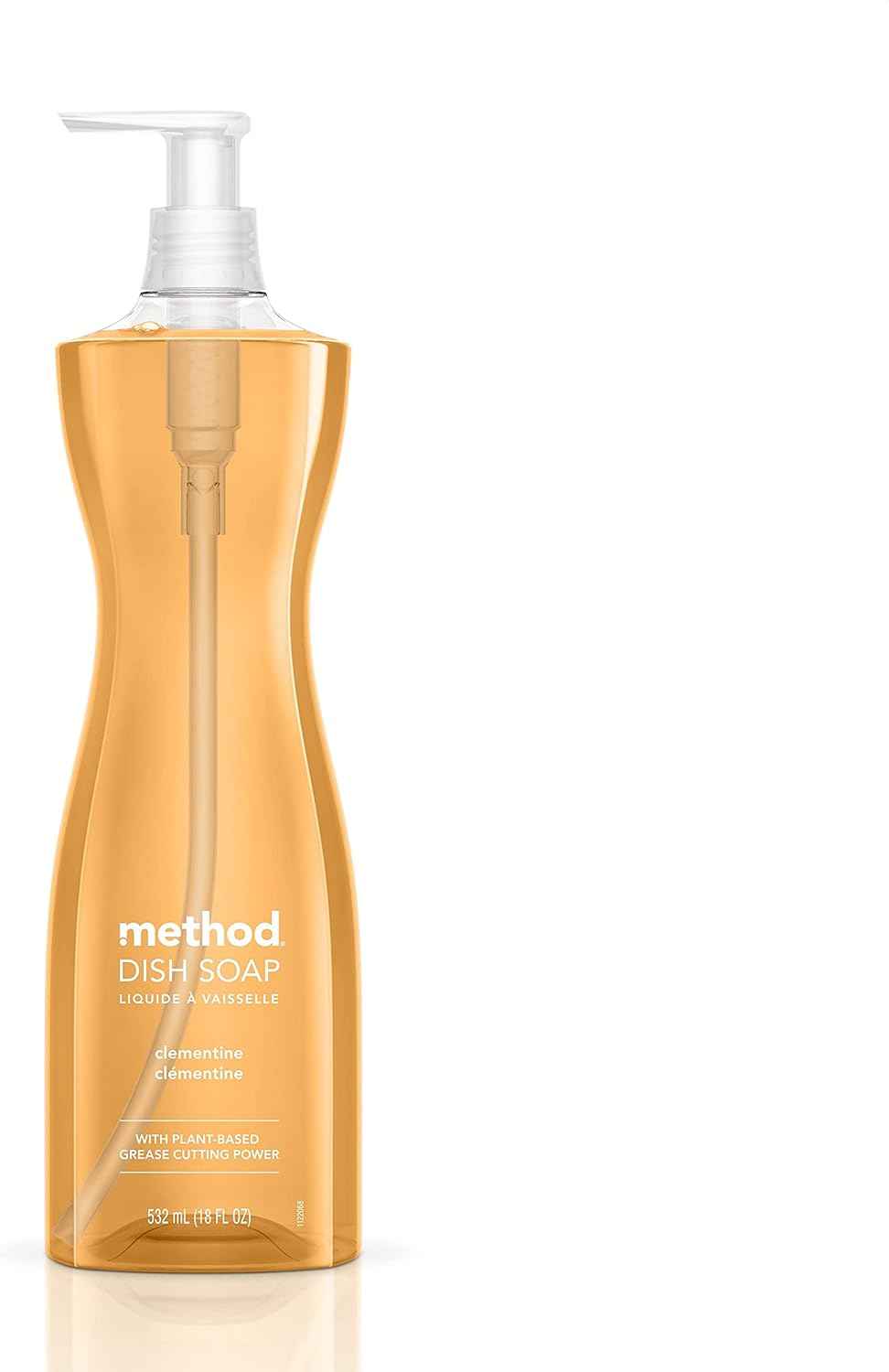 Method Gel Dish Soap, Clementine Scent, Tough on Grease & Stuck-on Food, Cruelty Free Formula, Made with Recycled Plastic