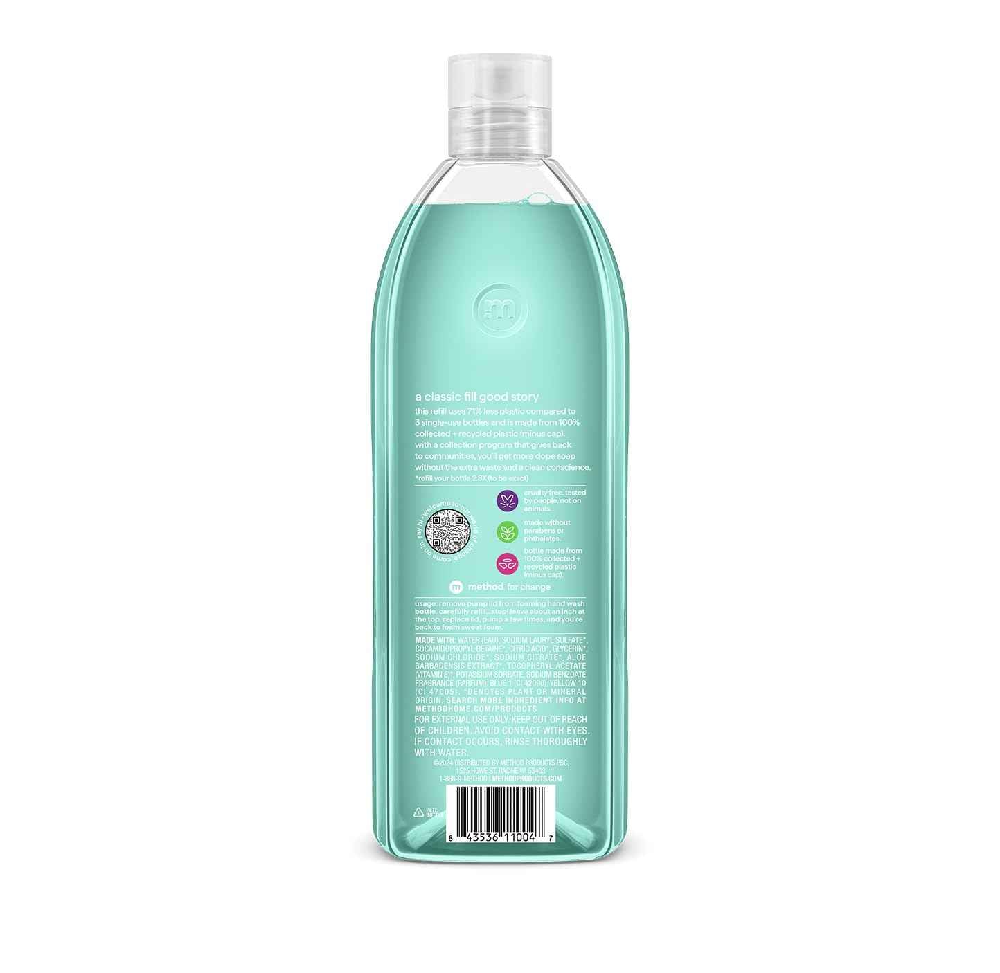 Method Foaming Hand Soap, Refill, Waterfall