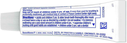 Crest Cavity Protection Regular Toothpaste, Travel Size .85 oz. (24g) - Pack of 4