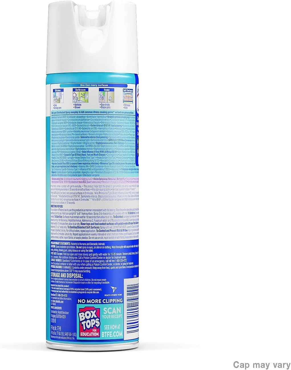 Lysol Disinfectant Spray, Household Essential Cleaning Supplies, Multi-Purpose Room Spray, Antibacterial Sanitizer Spray, Upholstery Deodorizer, Home and Bathroom