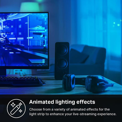 Kasa_Smart_LED_Light_Strip,_16.4ft/32.8ft(2_Rolls_of_16.4ft.)_WiFi_LED_Strip_Works_with_Alexa,_Google_Home,_SmartThings,_High_Brightness_with_16_Million_Colors,_RGB,_Grouping,_Adjustable_Length,_Up_to_25,000_Hours