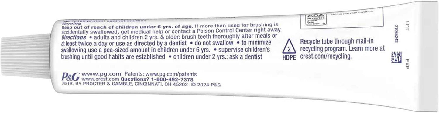 Crest Toothpaste 8.2 Ounce Cavity Protection Regular (Pack of 2)