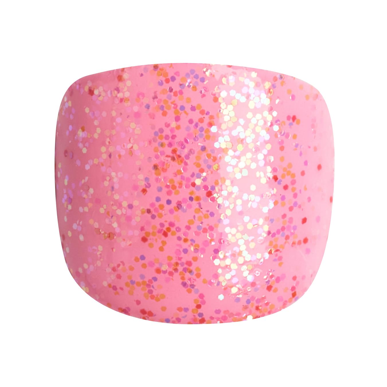 KISS_imPRESS_No_Glue_Mani_Press_On_Nails,_Mini,_'Super_Duper',_Pink,_Kids_Size,_Squoval_Shape,_Includes_20_Nails,_1_Mini_File