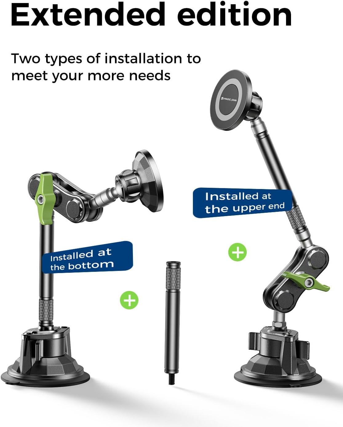 MAGIC_JOHN_Magnetic_Car_Phone_Holder_[Strong_Suction&Strong_Magnetic]_360°_Adjustable_Car_Phone_Mount_for_Windshield,_Ultra-Durable_Metal,_Suction_Cup_Car_Phone_Mount_for_iPhone_Samsung_All_Smartphone