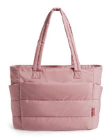 BAGSMART Tote Bag for Women, Lightweight Puffy Tote Bag with Compartments Shoulder Bag Handbag for Travel, Work, Gym | Lightweight, Puffy, Quilted, for Travel, Work