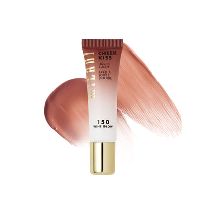 Milani Cheek Kiss Liquid Blush Makeup, Lightweight, Blendable &amp;amp; Buildable for Radiant Flushed Cheeks, Skin-Loving Formula - New Wine Glow