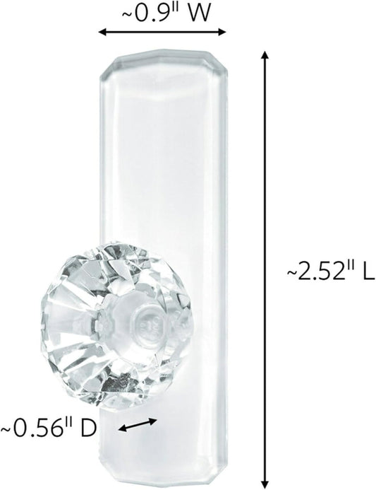 Command_Medium_Crystal_Hook,_Holds_up_to_2_lb,_2_Wall_Hooks_with_3_Strips,_Damage-Free_Hanging_on_Walls,_Doors,_Cabinets,_and_Cloest_for_Jewelry_and_Accessories