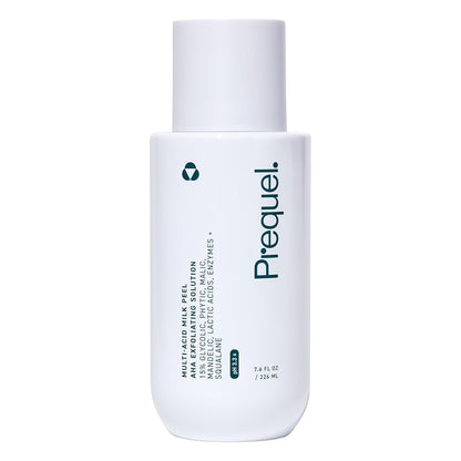 Prequel_Skin_Multi-Acid_Milk_Peel,_Professional_Exfoliating_Solution._15%_Glycolic_Acid_Face_Peel_with_Lactic_Acid_and_Enzymes._Hydrating_Chemical_Exfoliant._Clinical_Strength_Formula,_7.6oz_Bottle.
