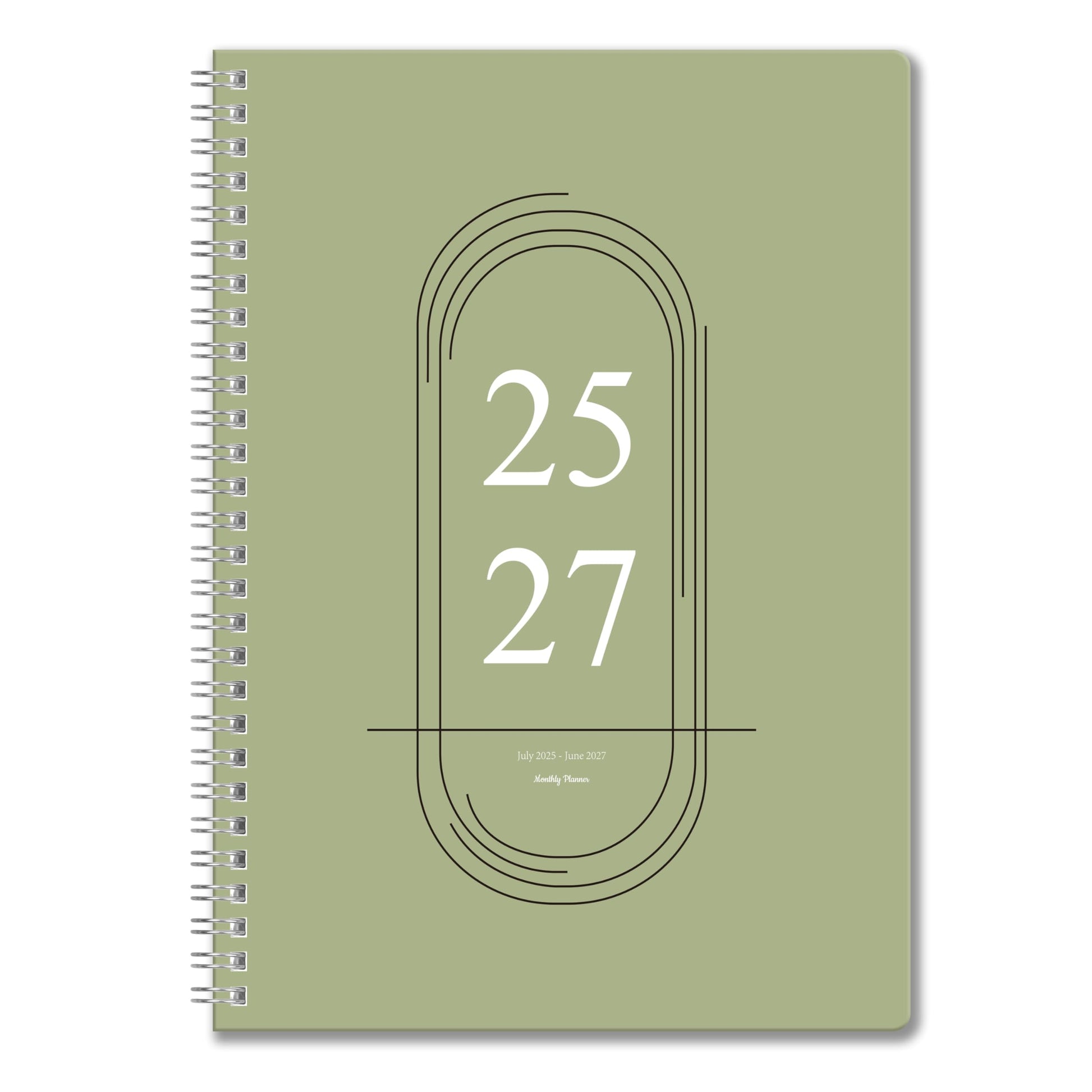 Monthly Planner 2025-2027, July 2025 - June 2027, 7&amp;#34; x 9&amp;#34;, 2 Year Calendar 2025-2027 Monthly Planner, 24 month Calendar Perfect for School &amp;amp; Office