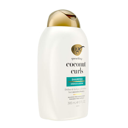 OGX_Quenching_+_Coconut,_Curl-Defining_Shampoo,_Hydrating_&_Nourishing_Curly_Hair_Shampoo_with_Coconut_Oil,_Citrus_Oil_&_Honey,_Paraben,_Sulfate-Free_Surfactants,_13_floz
