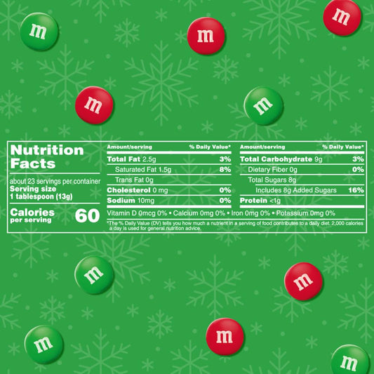 M&M'S_Minis_Milk_Chocolate_Candy_Red_&_Green_Christmas_Candy_Baking_Bits,_10_Oz_Bag