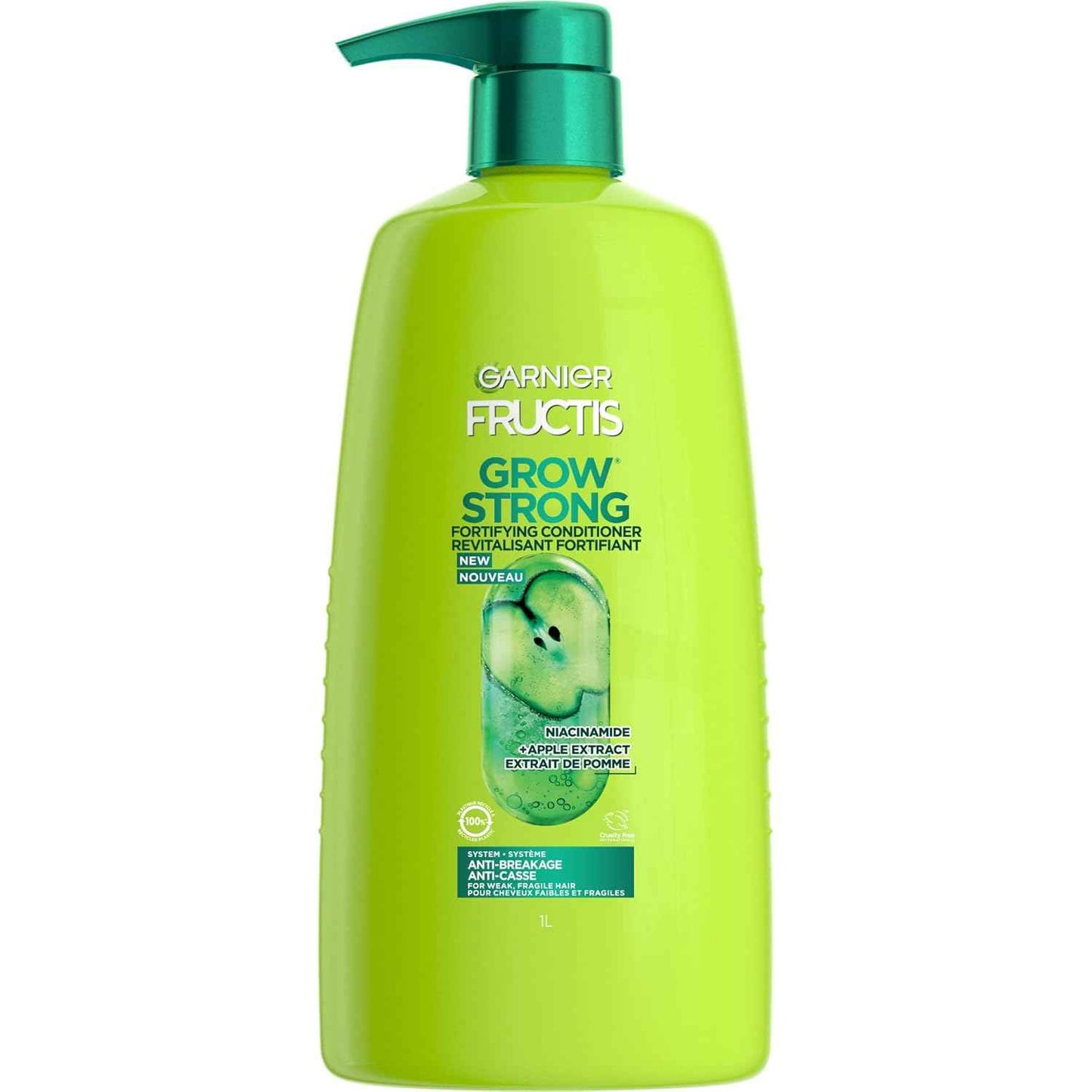 Garnier Fructis Grow Strong Conditioner, 33.8 Fl Oz
