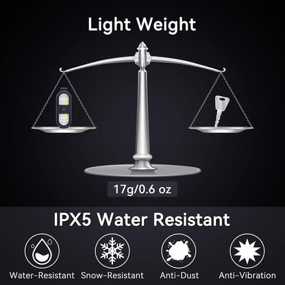 2_Pack_Clip_on_Flashlights,_Running_Light_for_Runners_Rechargeable_Safety_Lights_for_Walking_at_Night_Hands_Free_Flashlight_Portable_LED_Work_Light_Warning_Flashing_Camping_Hiking_Walking_Dog_Black