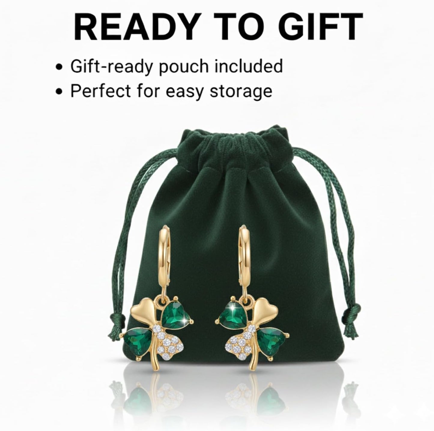 St_Patricks_Day_Earrings_for_Women_Irish_Holiday_Shamrock_Clover_Green_Heart_Hoop_Earrings_St._Patrick's_Day_Accessories_Lucky_Four_Leaf_Dangle_Earring_Decorations_Good_Luck_Jewelry_Gift