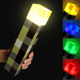 Torch Lamp with Wall Mountable,11 Inch LED Night Light,4-Color Night Light,USB Rechargeable for Nightstand Torch Light,Handheld& Wall Mountable Table Lamp, Living Room Bedroom Gaming Room Role-playing