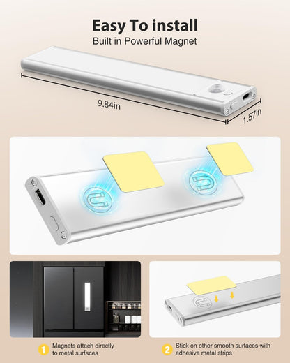 LED_Under_Cabinet_Lighting,_Battery_Operated_Motion_Sensor_Light_Indoor_Wireless,_3_Color_Temps,_USB_Rechargeable_Closet_Light,_Dimmable_Under_Counter_Lights_for_Kitchen_Stairs_Closet_Pantry,_2_Pack