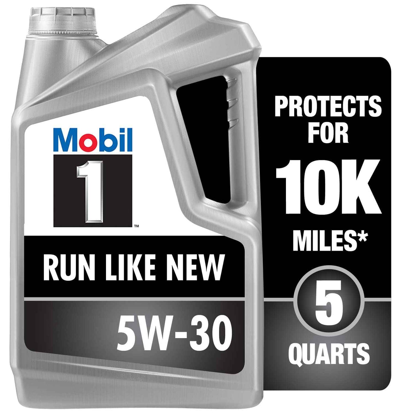 Mobil 1 Advanced Fuel Economy Full Synthetic Motor Oil 0W-20, 5 Quart