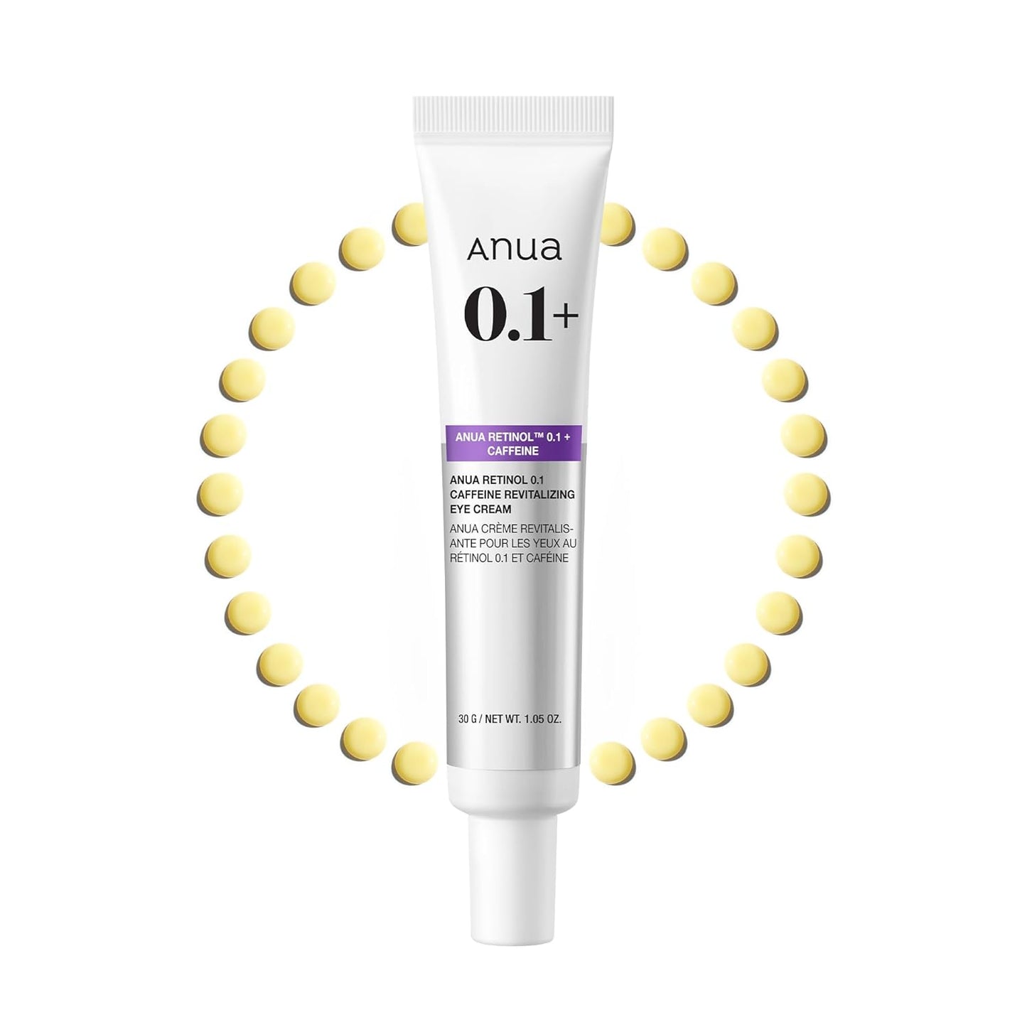 Anua_Retinol_0.1_Caffeine_Revitalizing_Eye_Cream,_Lightweight_Formula_for_Dark_Circles_&_Puffiness,_Hydrating_for_Sensitive_Skin,_Korean_Skincare,1.05_fl_oz