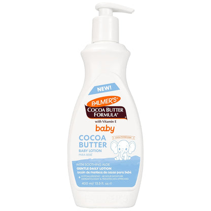 Palmer's_Baby_Lotion,_Cocoa_Butter_Formula_Body_Lotion,_13.5_Fl_Oz,_Gentle_Baby_Moisturizer_for_Delicate_Skin_with_Vitamin_E_&_Aloe,_Hypoallergenic,_48Hr_Moisture,_Dermatologist_Tested_Baby_Essentials