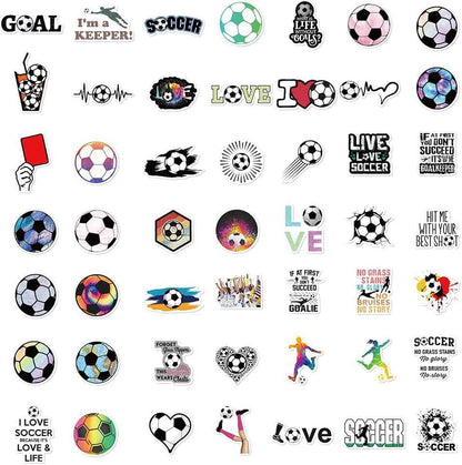 150 PCS World Cup Football Soccer Stickers Soccer Sports Stickers Vinyl Waterproof Sticker Graffiti Decals Soccer Gifts for Water Bottle Helmets Scrapbook World Cup Kids Teens Adults