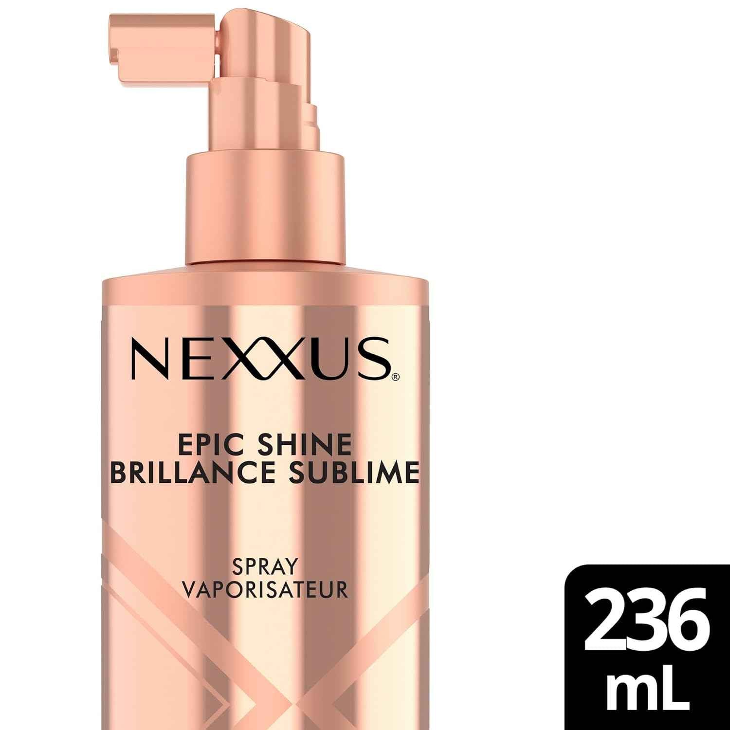 Nexxus Styling Sleek Polish Hair Heat Protectant Anti-Humidity Spray Hair Care Powered by STYLEPROTECT Technology 8 oz