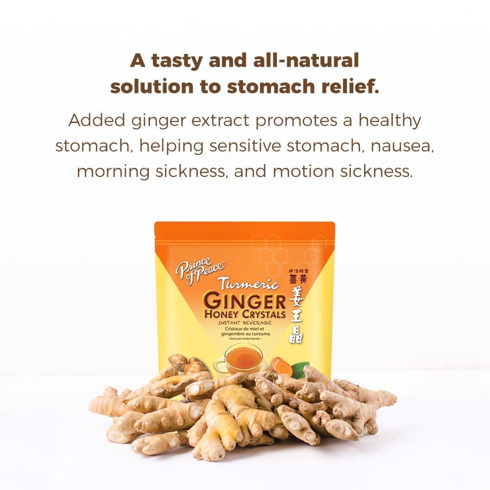 Prince_of_Peace_Instant_Ginger_Honey_Crystals_w/Turmeric,_25_Sachets_–_Instant_Hot_or_Cold_Beverage_–_Easy_to_Brew_Ginger_and_Honey_Tea,_Caffeine_and_Gluten_Free