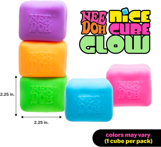 Schylling_NeeDoh_Nice_Cube_Glow_-_Sensory_Toy_with_a_Super_Solid_Squish_-_Glows_in_The_Dark_and_Always_Returns_to_its_Square_Shape_-_Ages_3_and_Up_-_Color_May_Vary;_One_Cube_Per_Pack