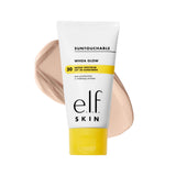 e.l.f. SKIN Suntouchable Whoa Glow SPF 30, Sunscreen & Makeup Primer For A Glowy Finish, Made With Hyaluronic Acid, Vegan & Cruelty-Free, Packaging May Vary