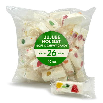 Jujube_Nougat_10oz_Approx_26_Pieces_-_Sweet_Candy_Individually_Wrapped_Fruit_Chews_Chewy_With_Jelly_Fruits_Beans_Dish_Essential_-Nougat_Fruities_Perfect_for_Sharing_Adults_&_Kids