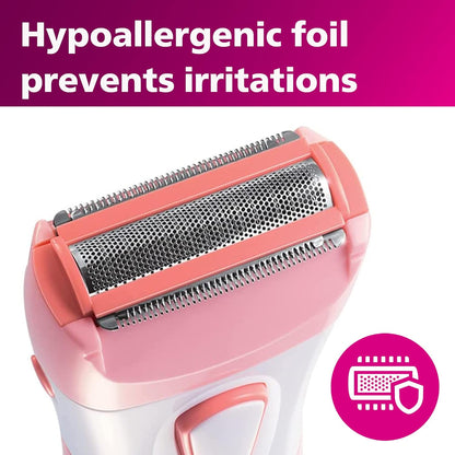 Philips_Beauty_SatinShave_Essential_Women's_Wet_&_Dry_Electric_Shaver_for_Legs,_Cordless,_Pink_and_White,_HP6306/50
