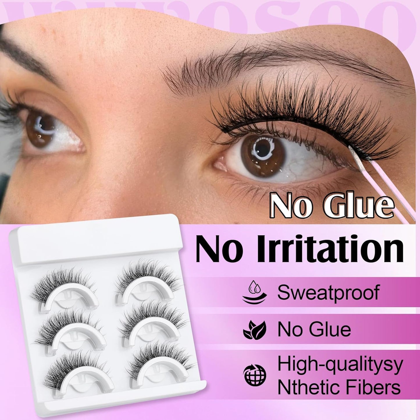 Wiwoseo_Self_Adhesive_Eyelashes_No_Glue_Needed_False_Lashes_Natural_Look_Lash_Extensions_Reuseable_Self_Adhesive_Lashes_Waterproof_Wispy_Fluffy_Lashes_with_Tweezer_3_Pairs_Pack