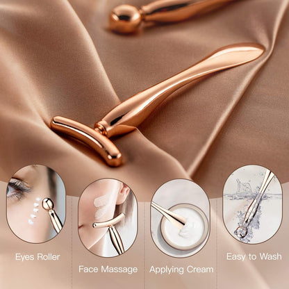 LISAPACK_2PCS_Metal_Eye_Cream_Applicator_Wand_Stick,_Massager_Tool_for_Facial_Massage,_Reduce_Puffiness