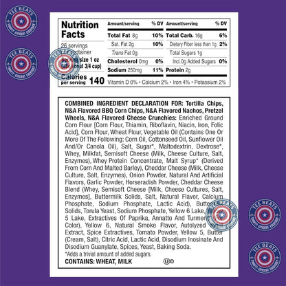 Utz_Party_Mix_-_26_Ounce_Barrel_Tasty_Snack_Includes_Corn/Nacho_Tortillas,_Pretzels,_BBQ_Corn_Chips_and_Cheese_Curls,_Easy_Quick_Snacks,_Cholesterol_Free_Trans-Fat