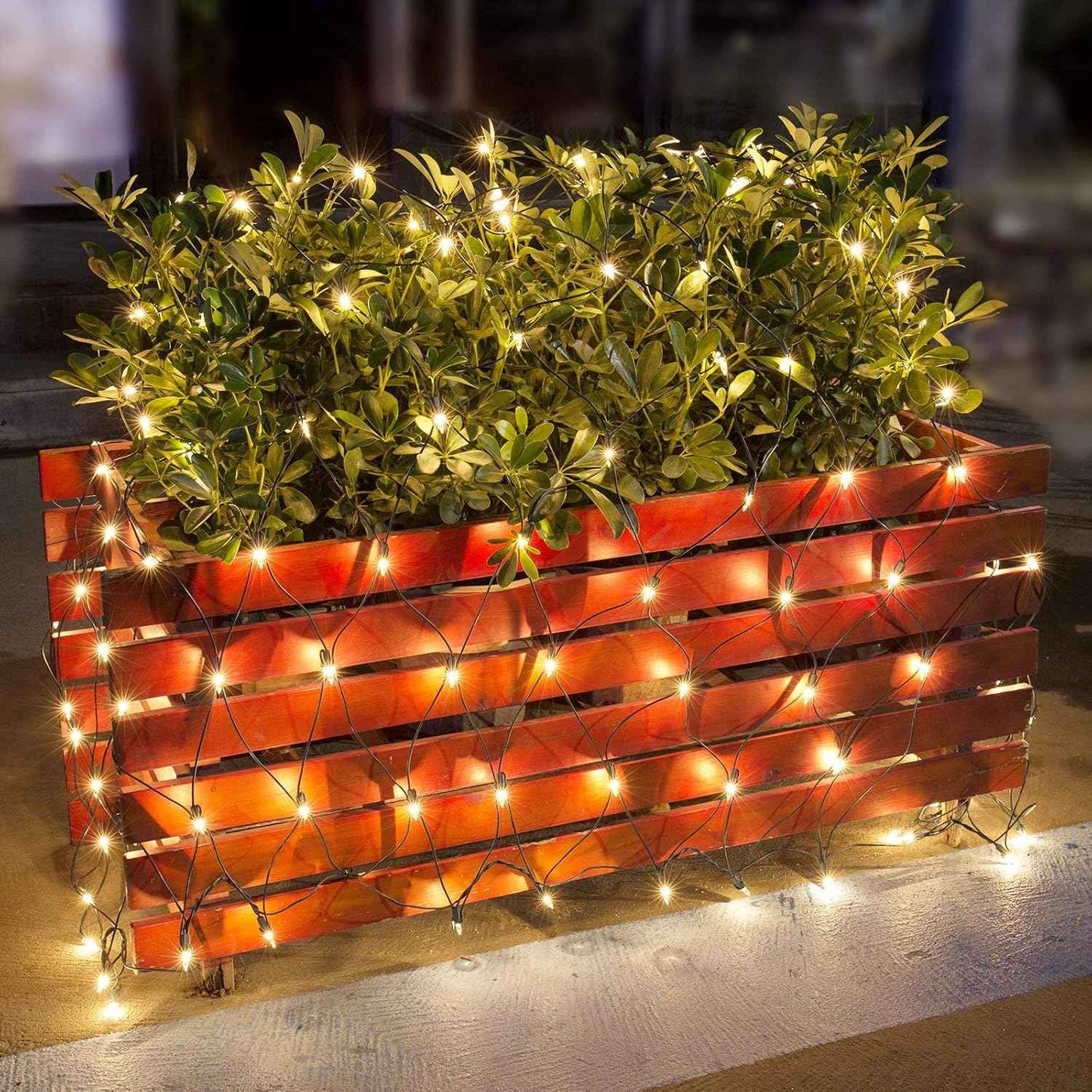 Lomotech Christmas Net Lights – 6ft x 4ft Connectable Mesh Lights for Patio, Garden and Yard Holiday Displays
