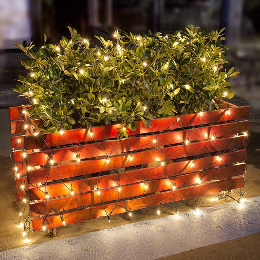 Lomotech Christmas Net Lights – 6ft x 4ft Connectable Mesh Lights for Patio, Garden and Yard Holiday Displays