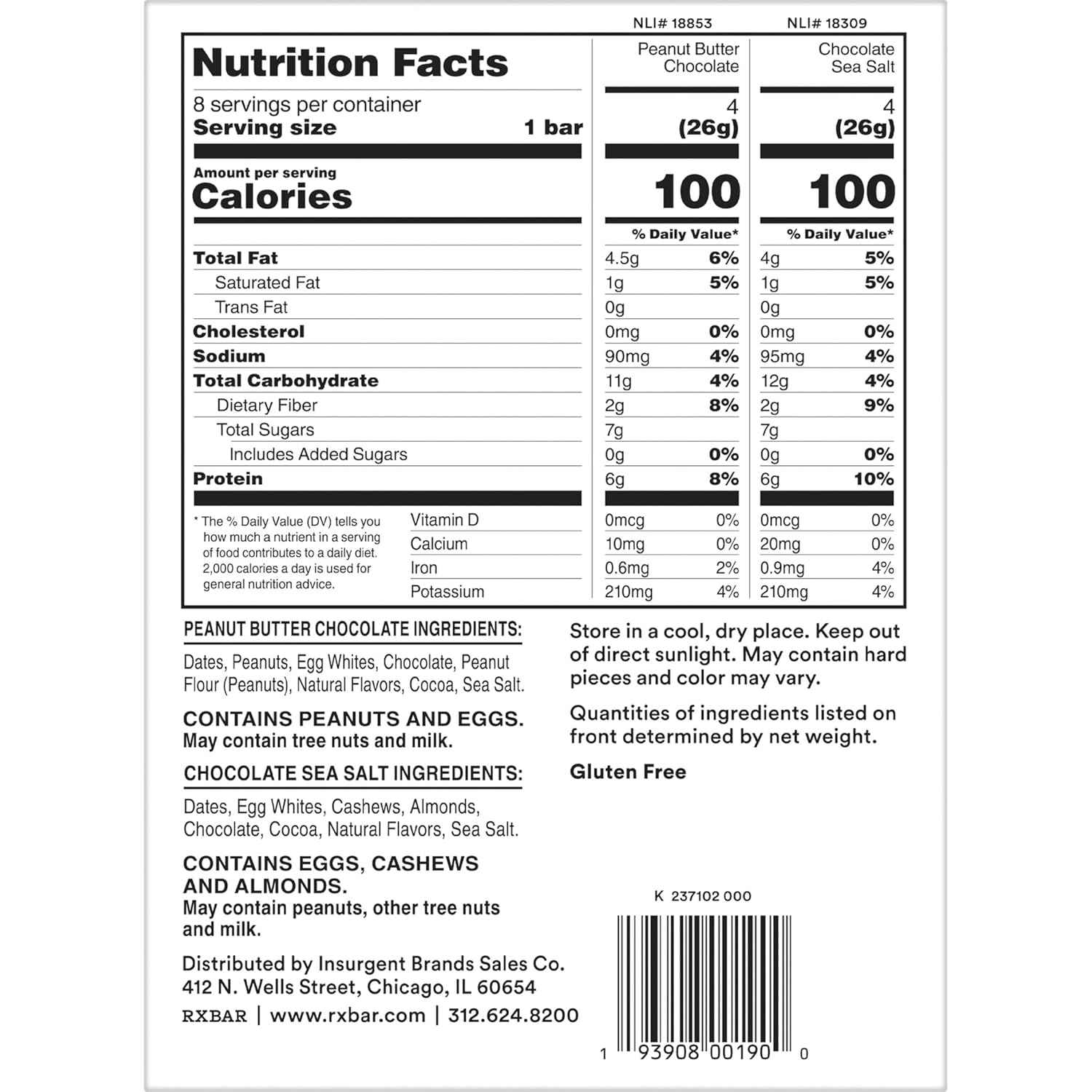 RXBAR Minis Protein Bars – Desk Drawer Snack for Busy Workdays, 6g Protein for Afternoon Focus
