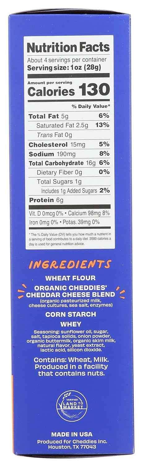 Cheddies Double Cheddar Cracker 4.2 oz – Kids Snack Drawer Staple