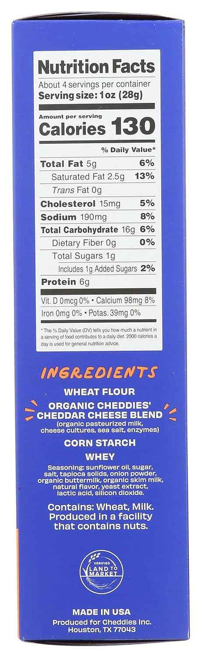 Cheddies Double Cheddar Cracker 4.2 oz – Kids Snack Drawer Staple
