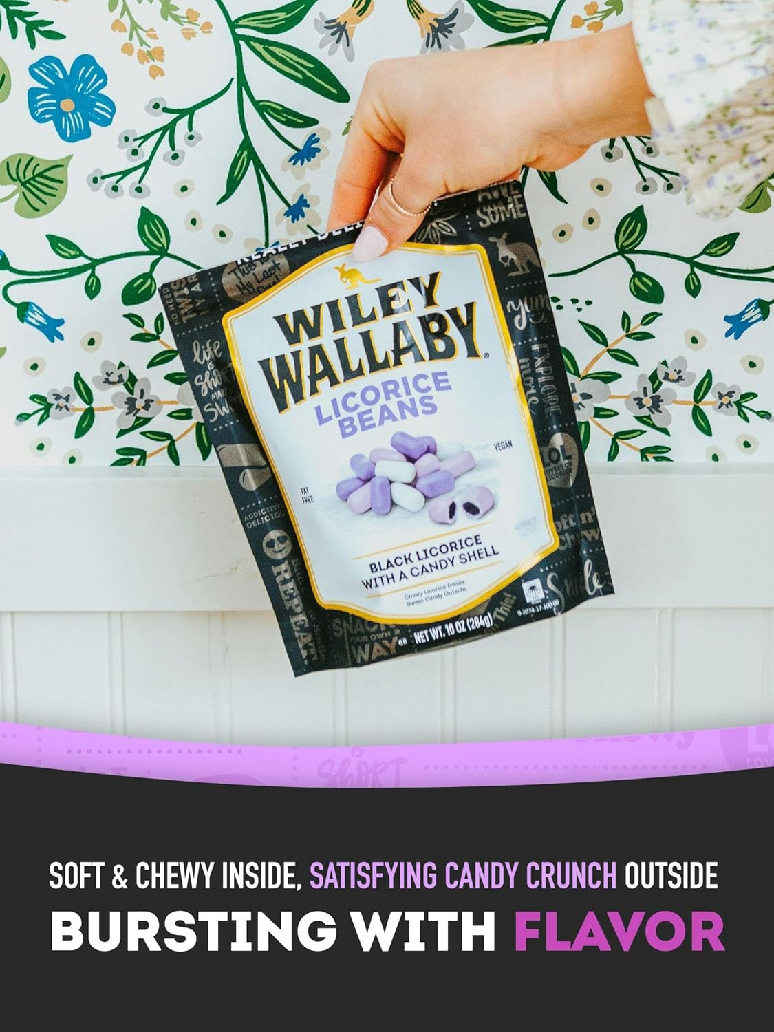 7.05 oz resealable stand-up bag for freshness and portability