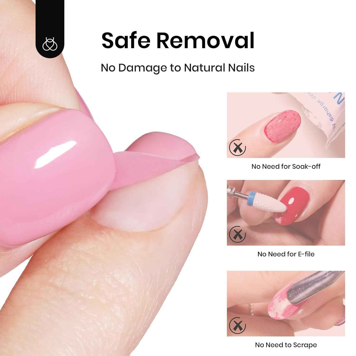 Beetles Peel Off Gel Base Coat for Quick Manicure Change Between Meetings, 10-Minute Removal