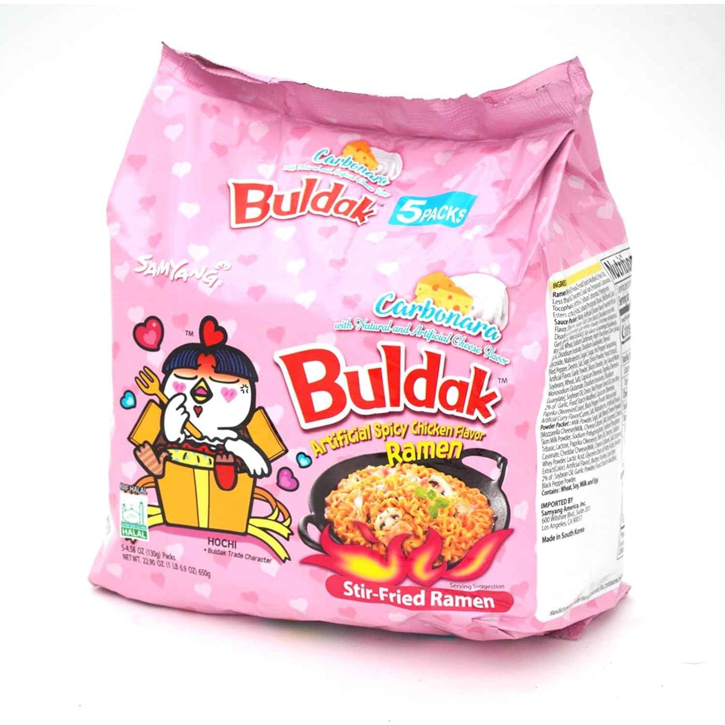 Samyang Buldak Ramen 5-Pack – Family Movie Night Dinner for Teens and Older Kids