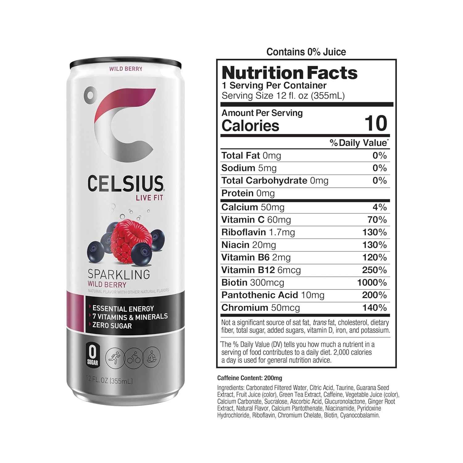 CELSIUS Assorted Flavors Functional Energy Drink Variety Pack – Clean Morning Ritual Boost for Wellness Routines