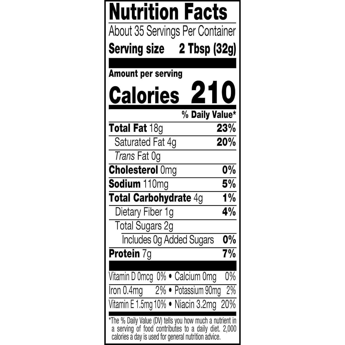 7 grams of protein per serving
