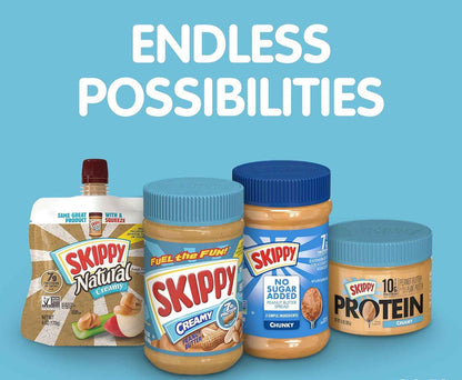 SKIPPY Creamy Peanut Butter Spread for Health-Conscious Pantry and Breakfast Nook, 28 oz Jar