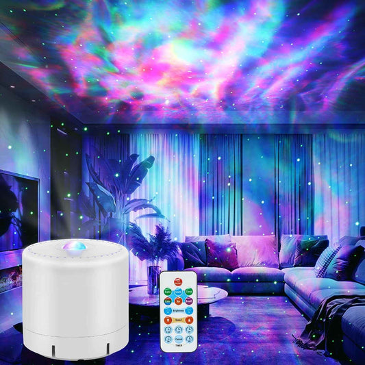 Star Projector with Timer and Music Sync – Thoughtful Housewarming and Holiday Gift for Couples, Teens, and Grandkids, Aurora Borealis Light