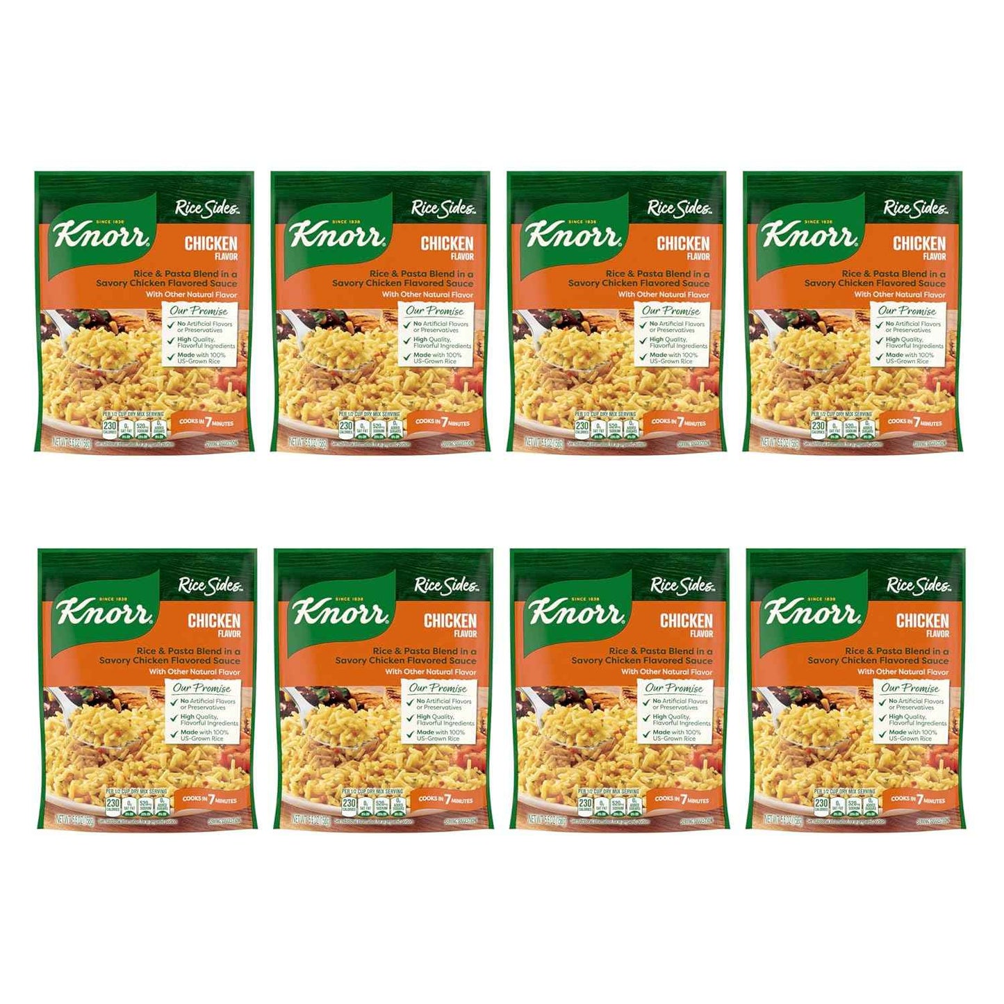 Knorr Rice Sides Chicken Fried Rice – Fast Lunch Base for Busy Work-from-Home Days, Ready in 7 Minutes