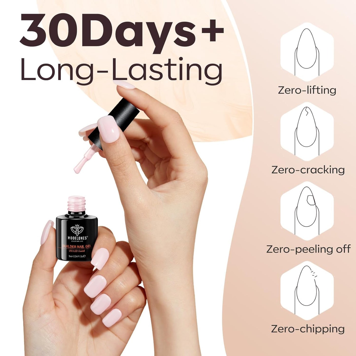 7 ml cruelty-free, animal-ingredient-free gel in glossy finish
