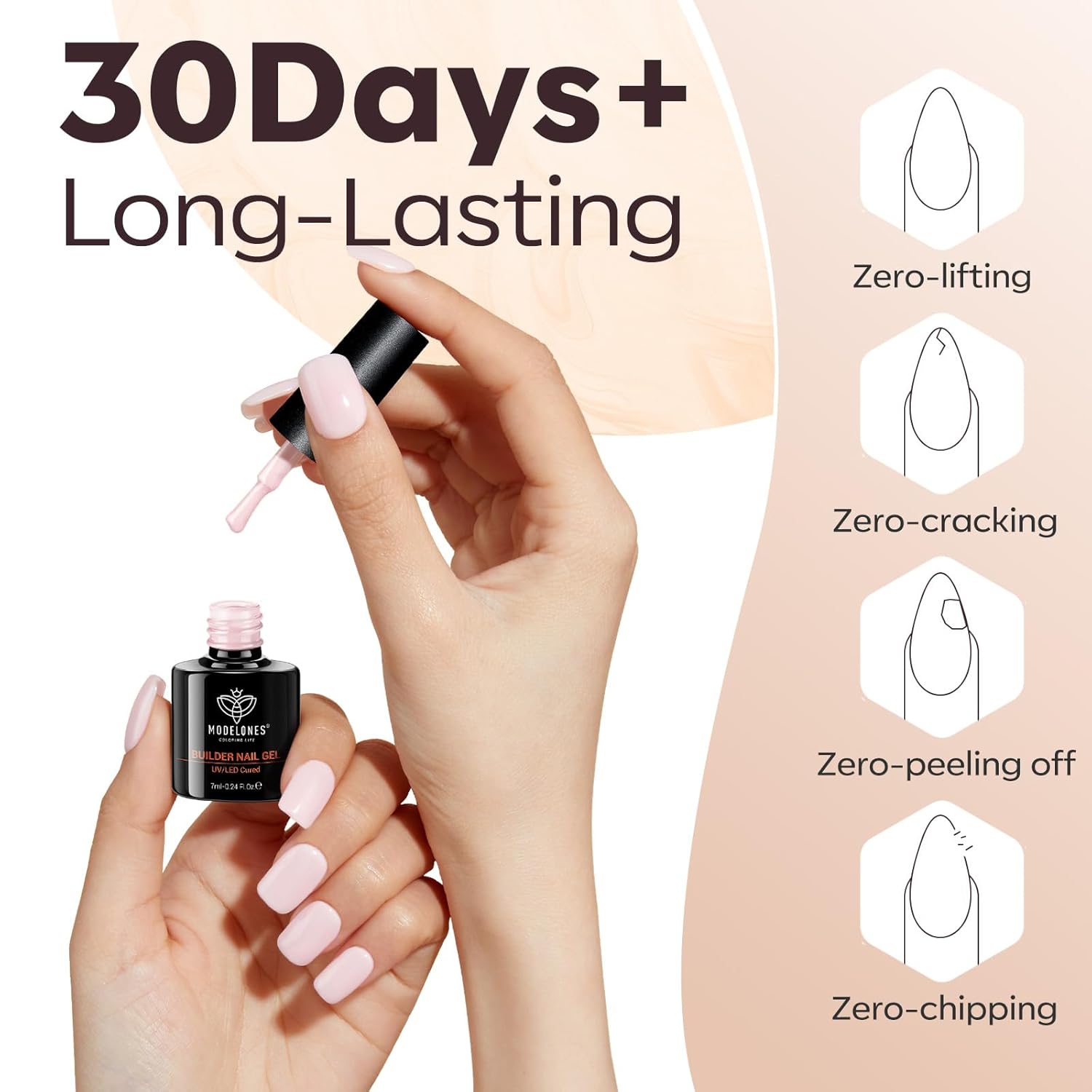 7 ml cruelty-free, animal-ingredient-free gel in glossy finish