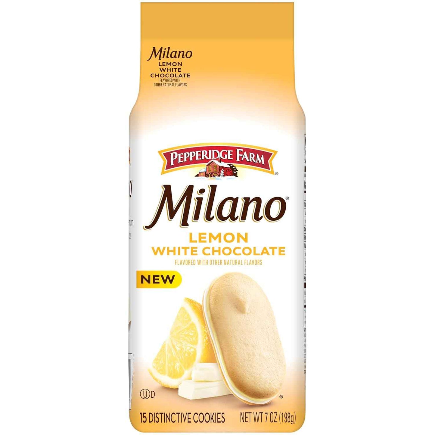 Pepperidge Farm Milano White Chocolate Lemon Cookies – Elegant Hostess Gift for Dinner Parties and Holiday Cookie Trays